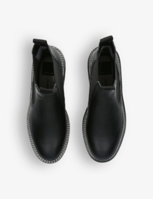 Shop Dolce Vita Women's Black Moana Leather Ankle Boots