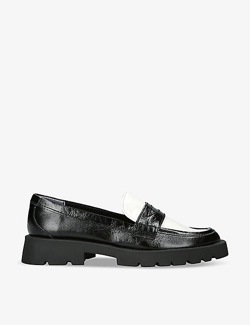 DOLCE VITA: Elias chunky-sole leather loafers