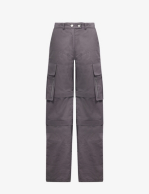 Shop Srvc Women's Anthracite Tradesman Patch-pocket Cotton Trousers