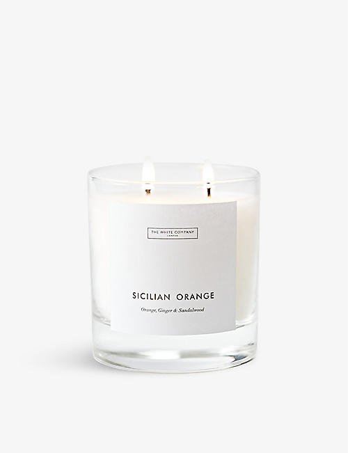 THE WHITE COMPANY: Sicilian Orange scented candle 280g
