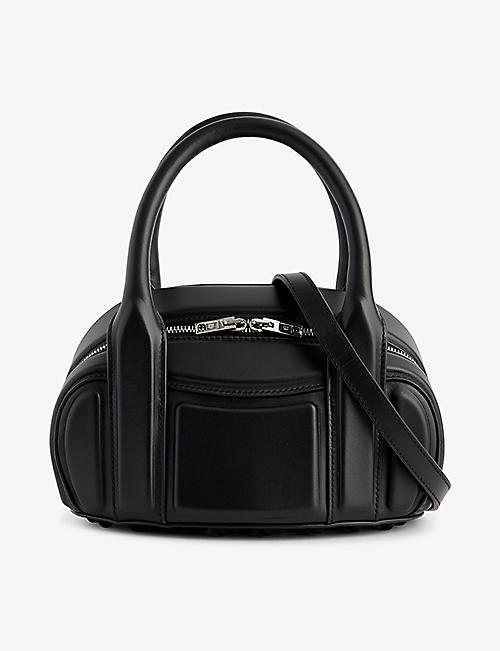 ALEXANDER WANG: Roc panelled leather top-handle bag
