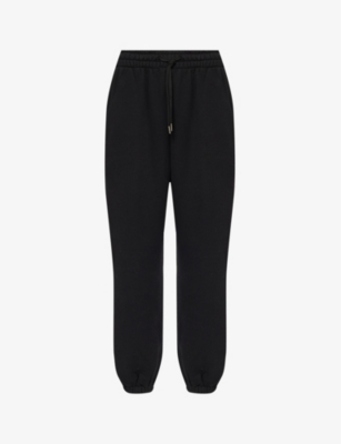 The Frankie Shop Frankie Shop Womens Black Vanessa Tapered-leg High-rise Cotton-jersey Jogging Bottoms