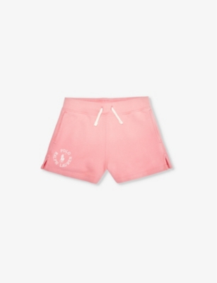 POLO RALPH LAUREN: Girls' logo-print cotton-jersey shorts