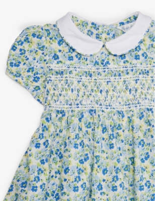 Shop Polo Ralph Lauren Girlskids Girls' Floral-print Cotton Dress In Multi
