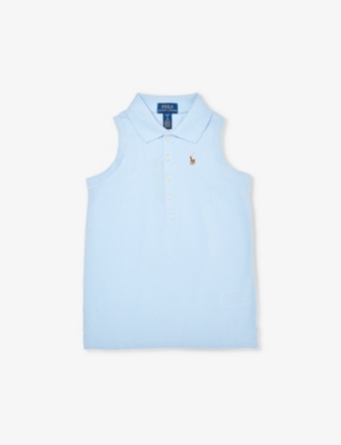POLO RALPH LAUREN: Polo Ralph Lauren x Wimbledon boys' logo-embroidered cotton polo shirt