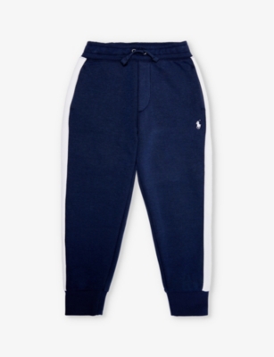 POLO RALPH LAUREN: Polo Ralph Lauren x Wimbledon boys' logo-embroidered cotton and recycled-polyester jogging bottoms