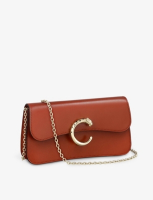 CARTIER: Panthère de Cartier Chain leather mini cross-body bag