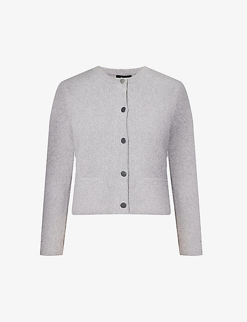 THEORY: Relaxed-fit wool and cashmere-blend cardigan
