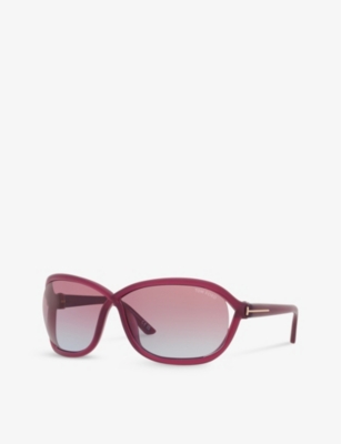 TOM FORD: TR001753 Fernanda butterfly-frame injected sunglasses
