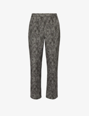 DAILY PAPER DAILY PAPER MEN'S CHIMERA GREEN ADETOLA CAMO-PRINT SHELL TROUSERS