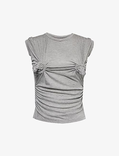 VAQUERA: Twister sleeveless stretch-modal top