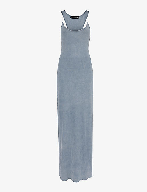 Y/PROJECT: Invisible-strap slim-fit cotton-jersey maxi dress