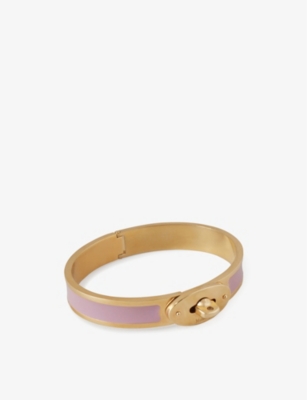 MULBERRY: Bayswater stainless-steel and enamel bracelet