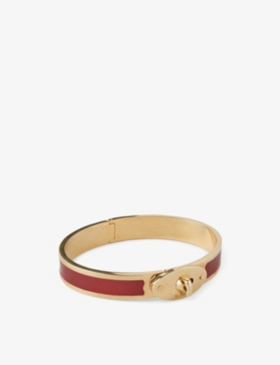 MULBERRY: Bayswater stainless-steel and enamel bracelet