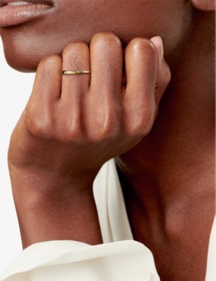 Tiffany & Co Mens Yellow Gold Tiffany Lock 18ct Yellow-gold Ring In Yellow Gold