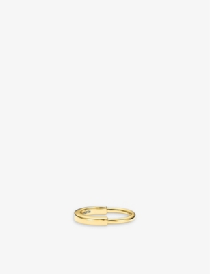 Tiffany & Co Womens Yellow Gold Tiffany Lock 18ct Yellow-gold Ring