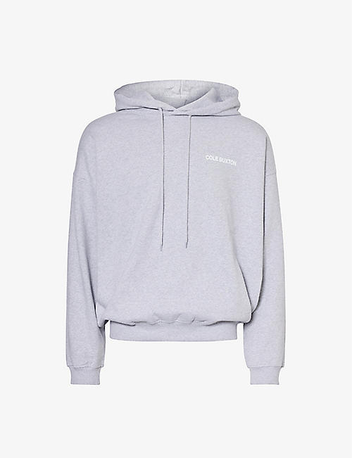 COLE BUXTON: CB Sportswear logo-print relaxed-fit cotton-jersey hoody