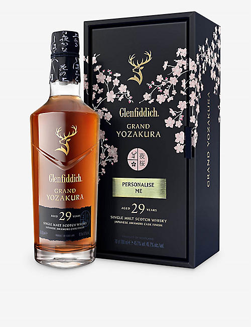 GLENFIDDICH: Personalised Grand Yozakura 29-year-old single-malt Scotch whisky 700ml