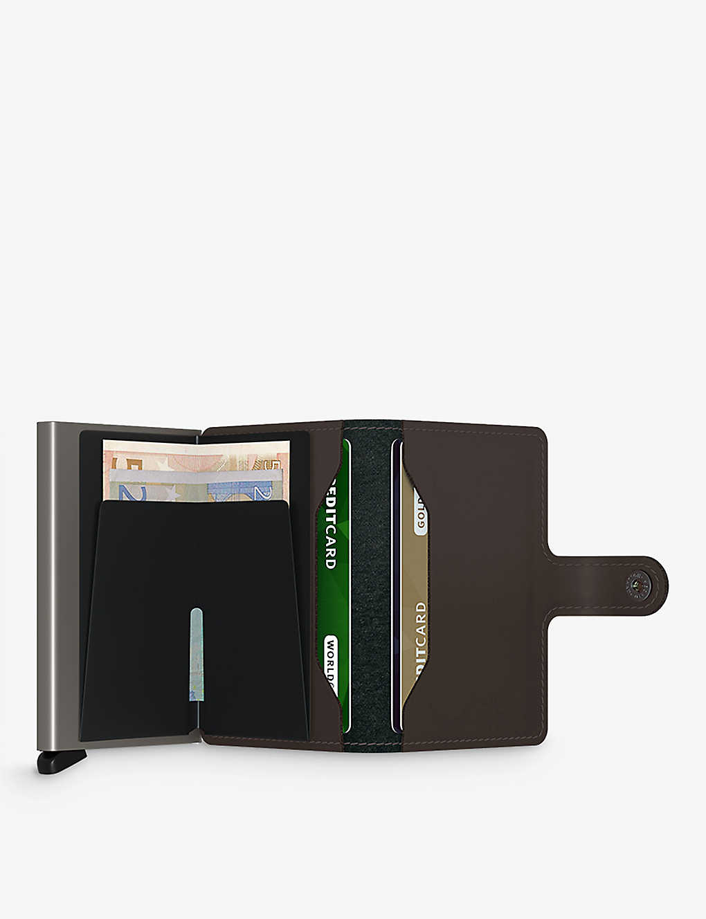 Secrid Mm-truffle Miniwallet Leather Cardholder