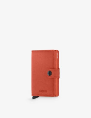 SECRID: Original Miniwallet logo-embossed leather wallet
