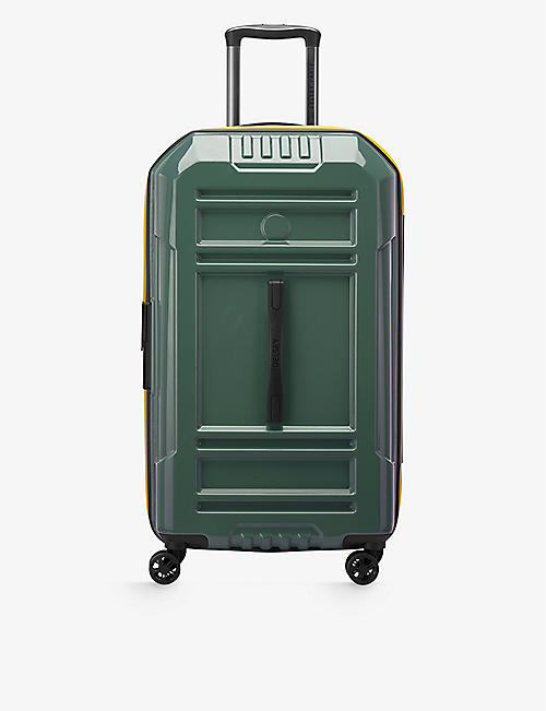 DELSEY: Rempart 4-wheel expandable-trunk polycarbonate hard check-in suitcase 73cm