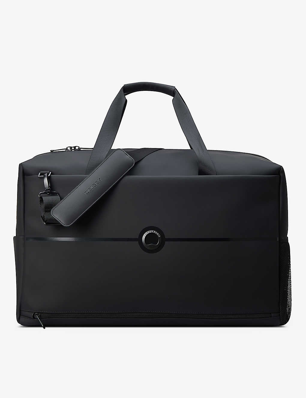 Delsey Black Turenne Logo-embellished Recycled-polyvinyl Cabin Duffle Bag 55cm