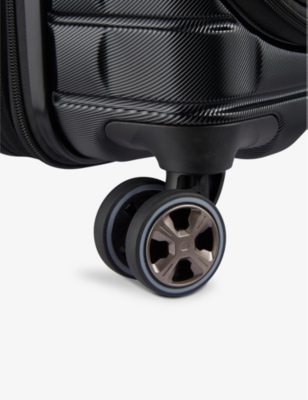 Shop Delsey Black Shadow 5.0 4-wheel Expandable Polypropylene Hard Cabin Suitcase