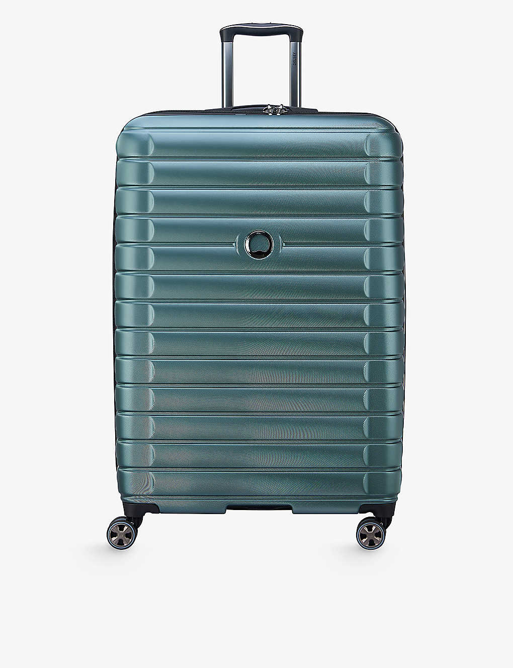 DELSEY DELSEY GREEN SHADOW 5.0 4-WHEEL XL EXPANDABLE POLYPROPYLENE HARD CHECK-IN SUITCASE