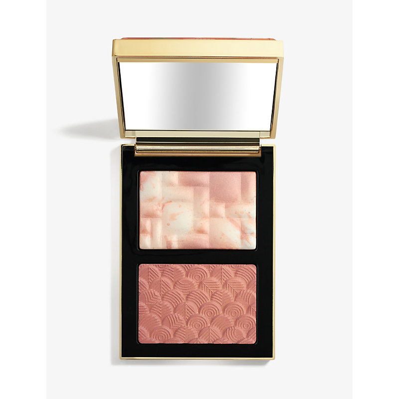 Bobbi Brown Peach Glow Glow With Luck Collection Blush And Highlight Palette 7g