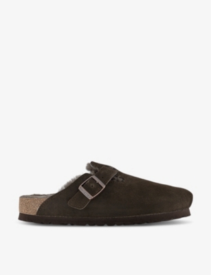 Shearling lined hot sale birkenstocks