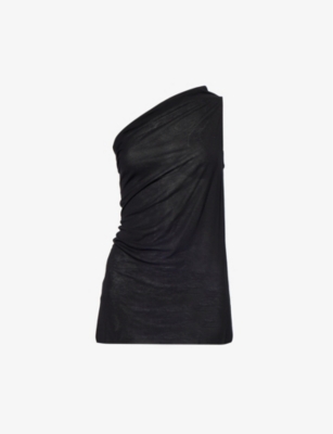 RICK OWENS: Asymmetric knitted top