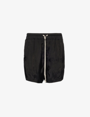 Rick Owens Acetate Shorts In Black