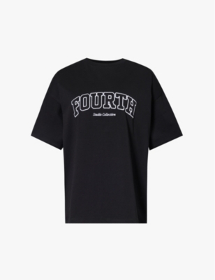4TH & RECKLESS: Alice Logo-Embroidered Cotton-Jersey T-Shirt