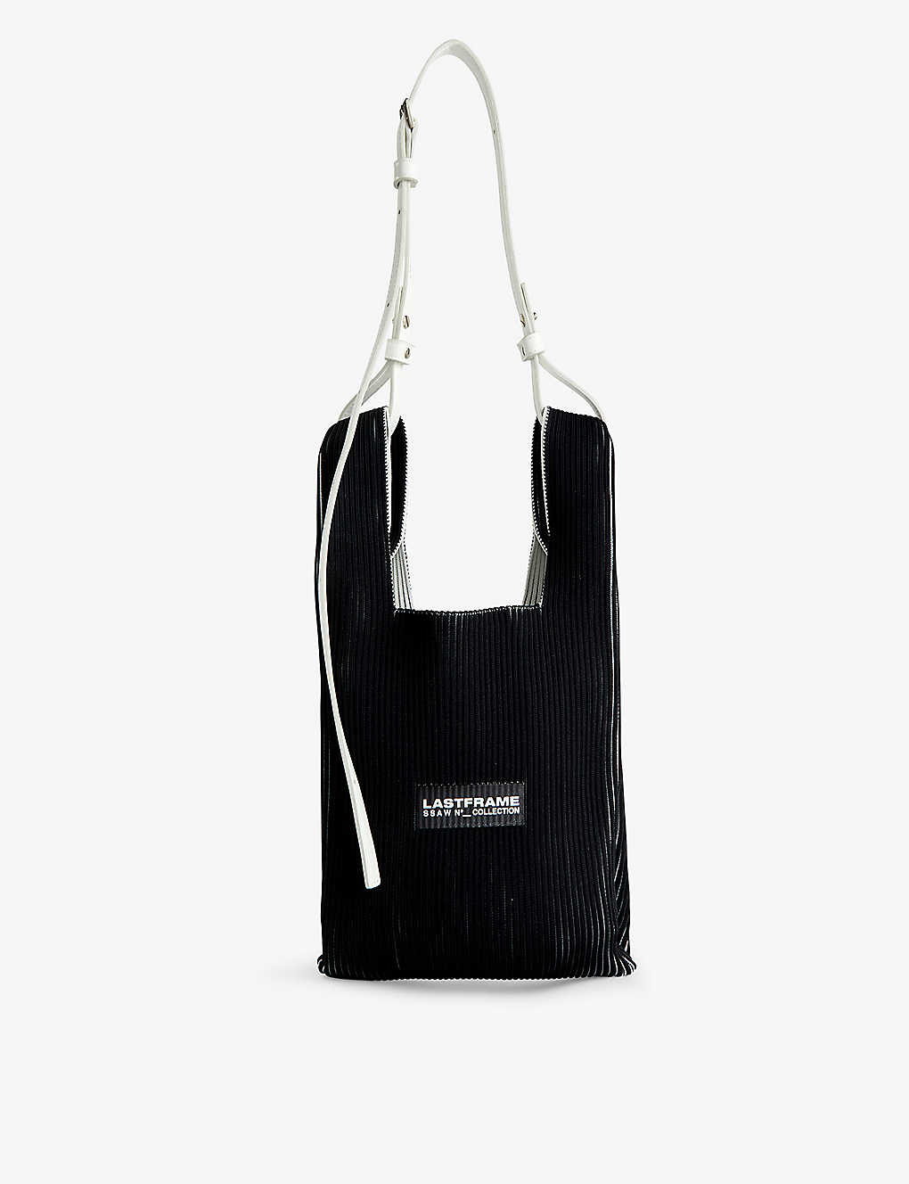Lastframe Black X Off White Kasane Market Small Knitted Shoulder Bag
