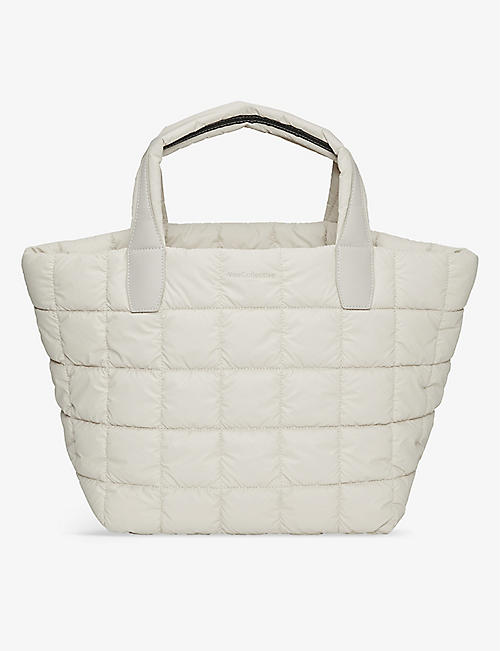 VEE COLLECTIVE: Porter medium quilted recycled-nylon tote bag