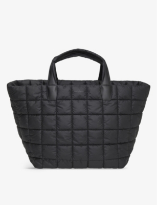 VEE COLLECTIVE: Porter medium quilted recycled-nylon tote bag