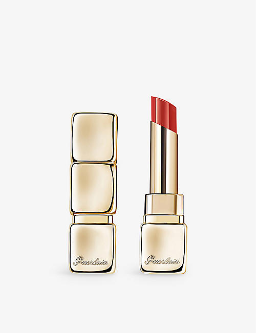 GUERLAIN: KissKiss Shine Bloom 95% Natural-Origin lipstick 3.2g