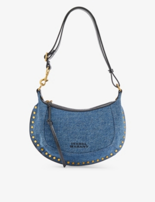 Isabel Marant Oskan Moon Crossbody -  - Cotton - Dark Blue