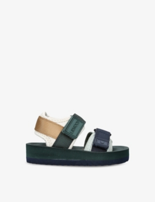LIEWOOD: Kids' Monty brand-patch woven sandals