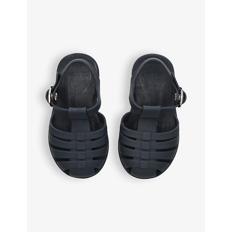 Shop Shoe The Bear Kids' Bre Caged Rubber Sandals In Navy