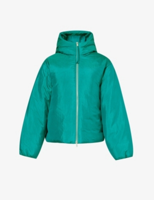 JIL SANDER: Toggle-hood padded shell jacket