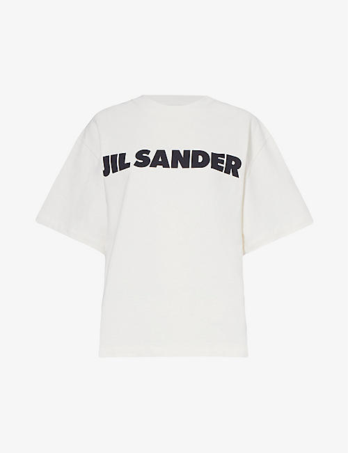 JIL SANDER: Logo-print short-sleeved cotton-jersey T-shirt