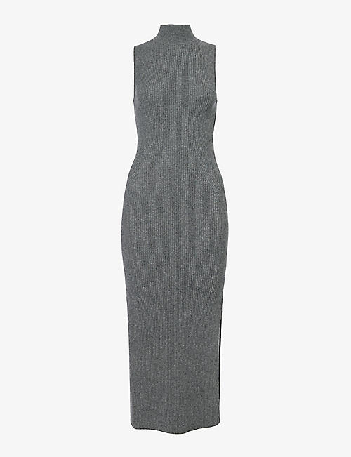 REFORMATION: Ida slim-fit recycled cashmere knitted midi dress