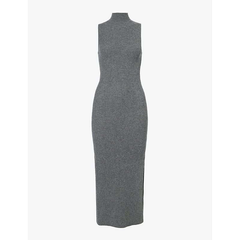 Shop Reformation Women's Thunder Ida Slim-fit Recycled Cashmere Knitted Midi Dress
