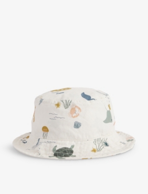 LIEWOOD: Damon graphic-print recycled-nylon hat 3 months - 4 years