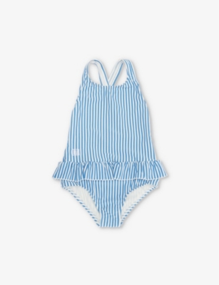 LIEWOOD: Amara striped stretch-woven swimsuit 18 months-5 years