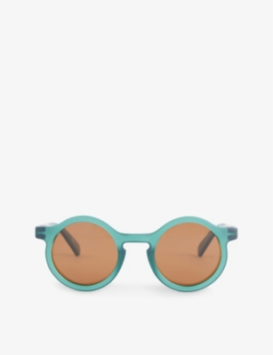 LIEWOOD: Darla round-frame recycled-polycarbonate sunglasses