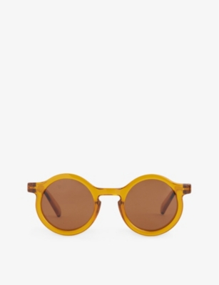 Liewood Babies'  Mustard Darla Round-frame Recycled-polycarbonate Sunglasses