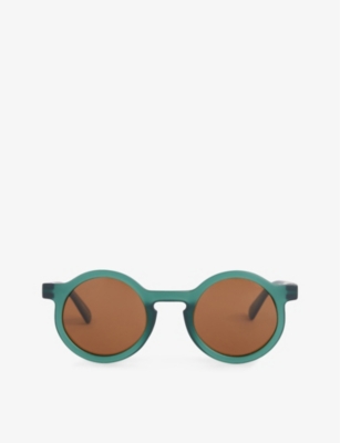 LIEWOOD: LW16006 Darla round-frame recycled-polycarbonate sunglasses