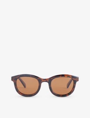LIEWOOD: Ruben square-frame recycled-polycarbonate sunglasses